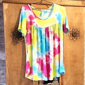 Cathy Tunic XL tie-dye EUC
